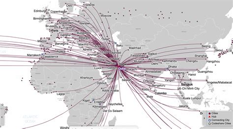 code iata qatar airways|Qatar Airways routes 2024 – map with all flights.